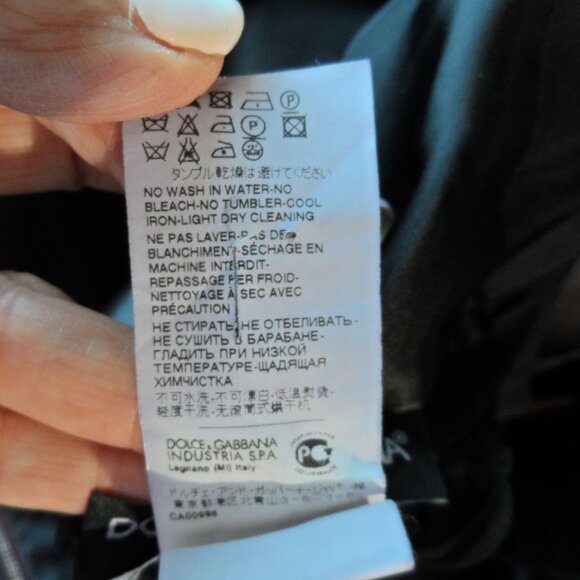 Dolce & Gabbana Virgin Wool Burgundy Sheath Dress w/Black Trim Size IT 44- US 8 - Picture 16 of 16